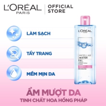 Nước Tẩy Trang L'oréal Micellar Water 3-In-1