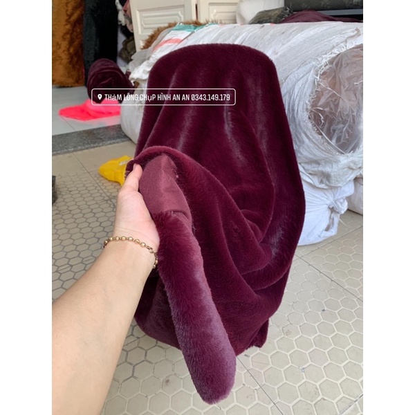 Thảm lông chụp hình các màu lông ngắn mịn