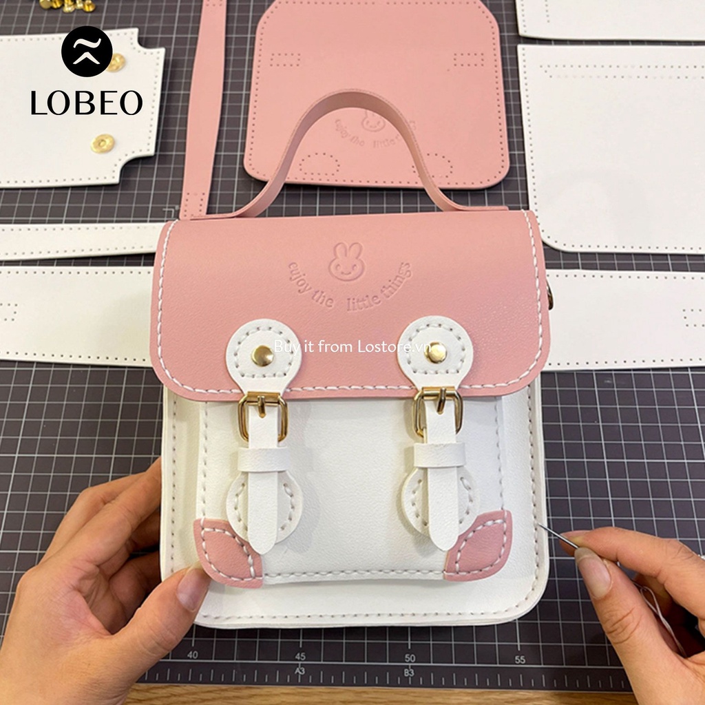 [LỖ STORE] Bộ dụng cụ DIY tự làm túi da đeo chéo