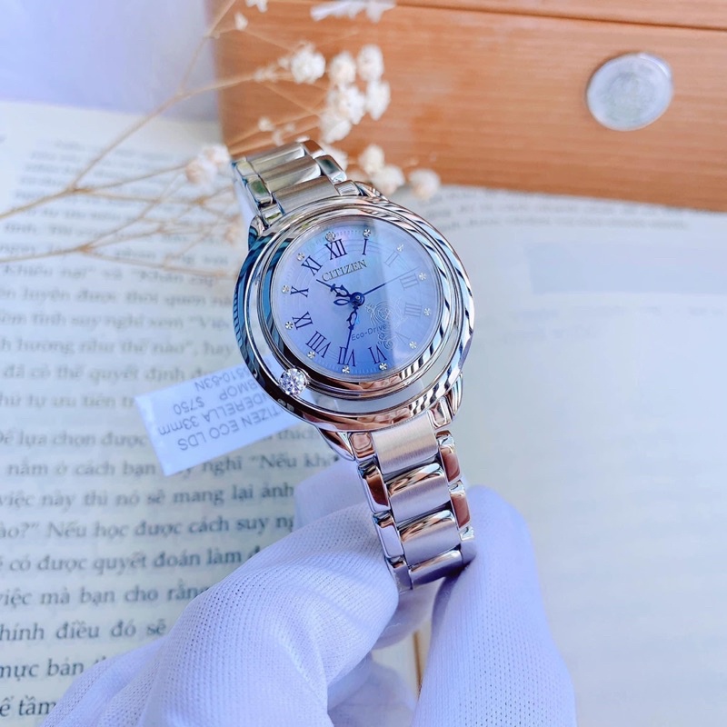 ĐỒNG HỒ NỮ CHÍNH HÃNG Citizen EW5510-53N Eco Drive Diamond