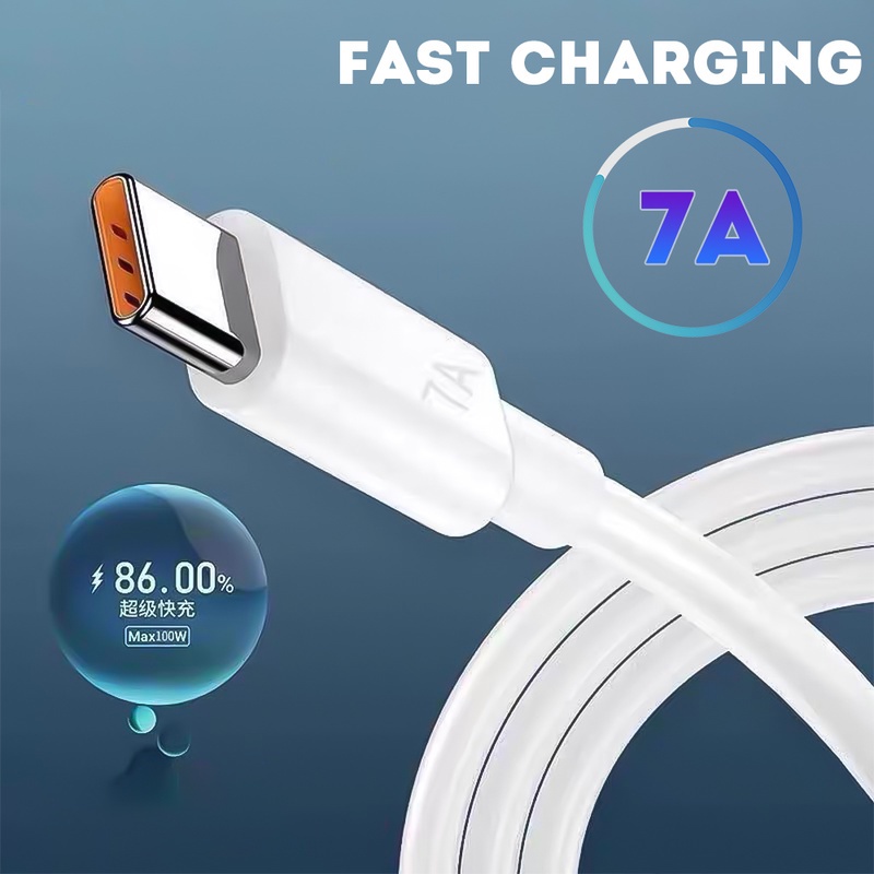 Cáp Sạc Nhanh Loại C 0.25-2M 7A Cho Samsung &amp; Huawei Xiaomi / Điện Thoại