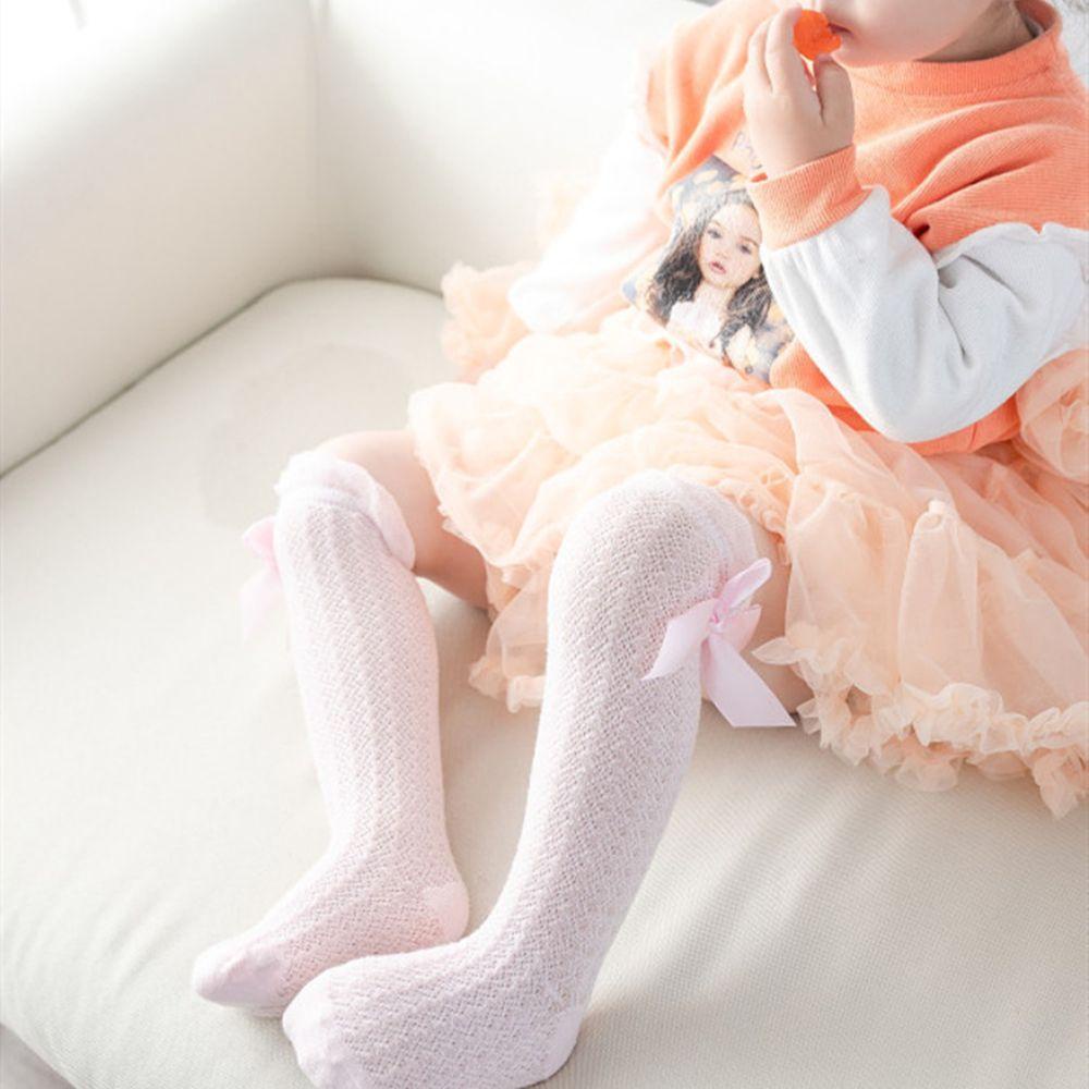 LAYOR1 Tất Lưới Đính Nơ Chất Lượng Cao Cho Bé
