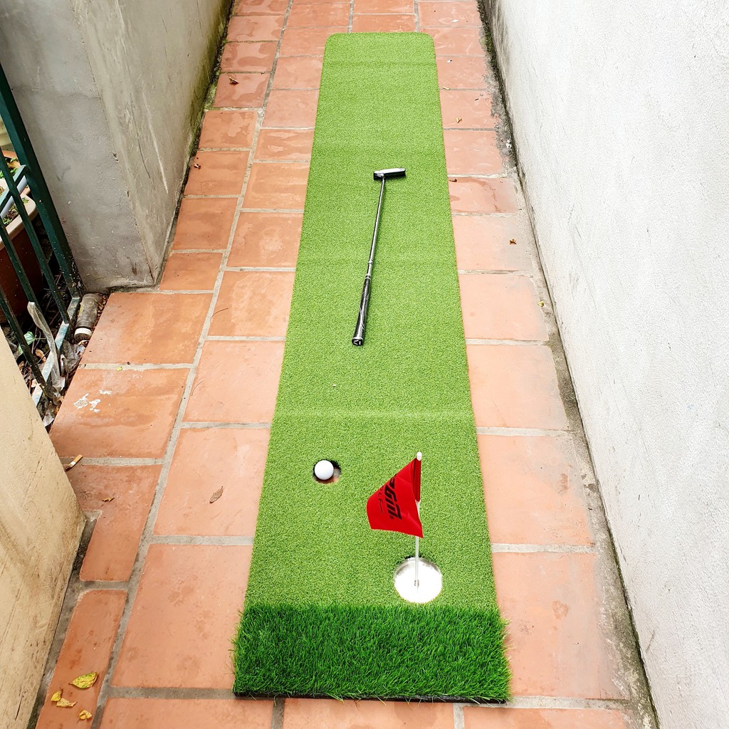 Thảm tập golf putting ECO: 2 lựa chọn, cao cấp đàn hồi tốt