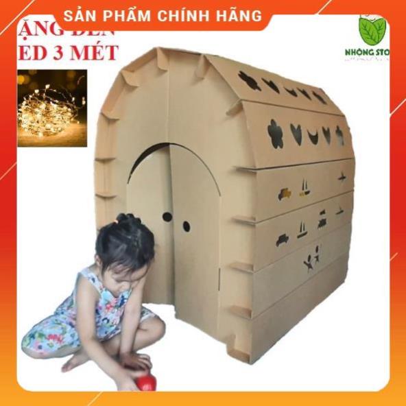 Nhà Lắp Ghép Thông Minh Cho Bé Bằng Bìa Carton Giấy