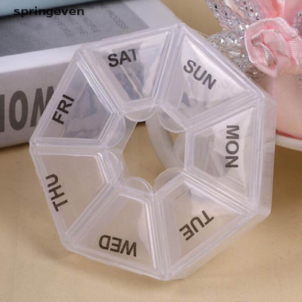 Hộp Đựng Thuốc 7 Ngày Có Giá Đỡ Tiện Lợi