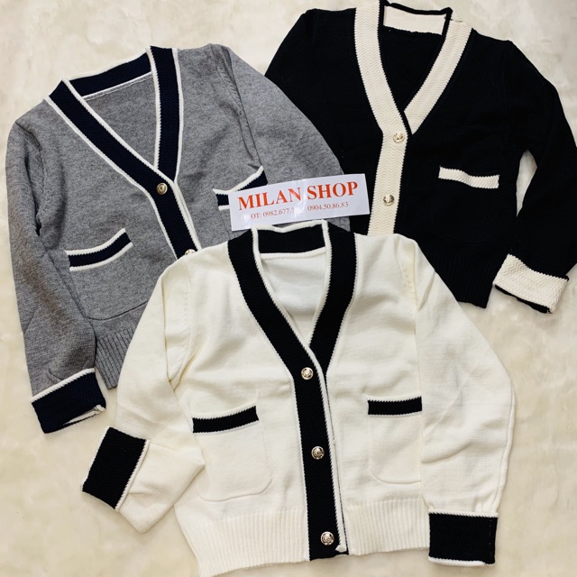 Áo len cổ tim cài khuy 2 túi thời trang hot hit | BigBuy360 - bigbuy360.vn