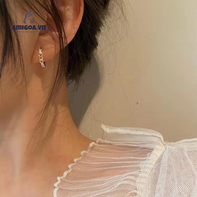 ✨✨Khuyên Tai Nữ Dáng Dài Đính Đá Lấp Lánh Sang Trọng