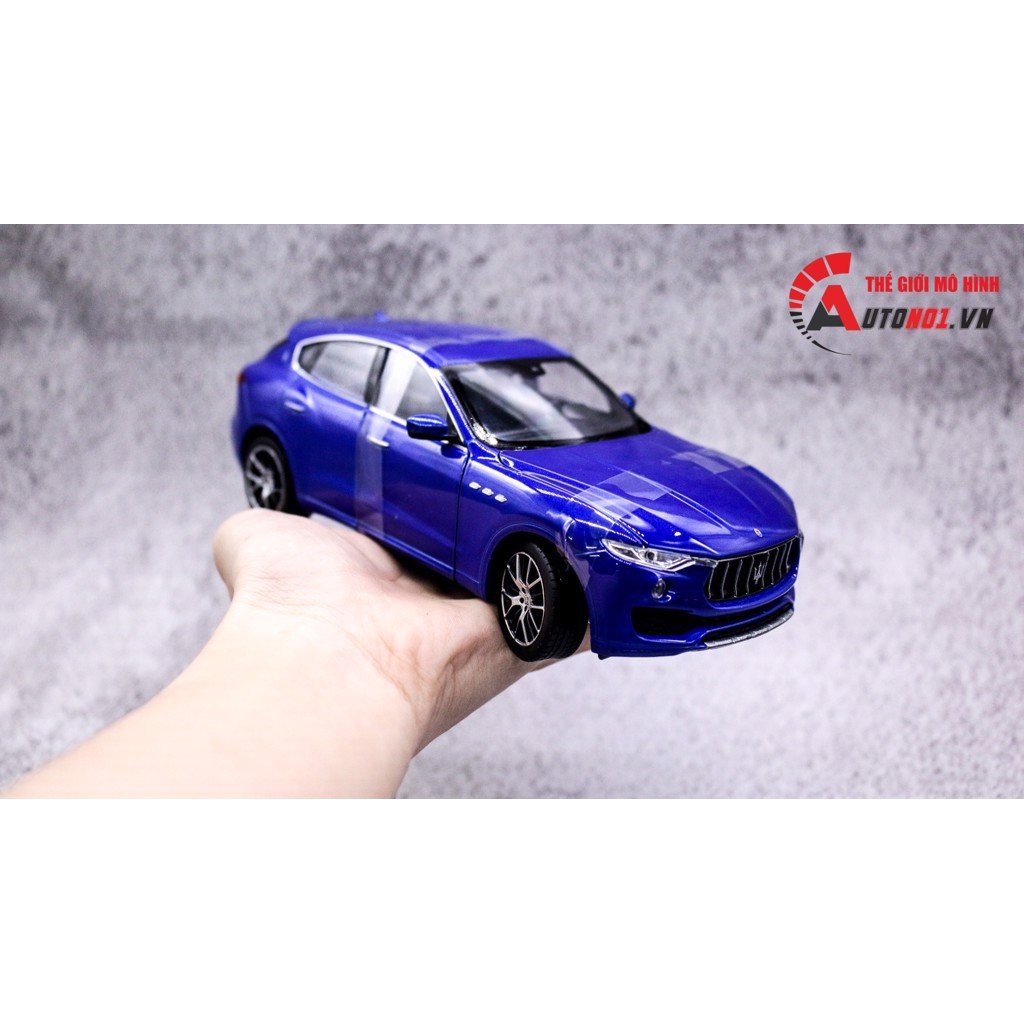 MÔ HÌNH XE MASERATI LEVANTE BLUE 1:24 WELLY 7466