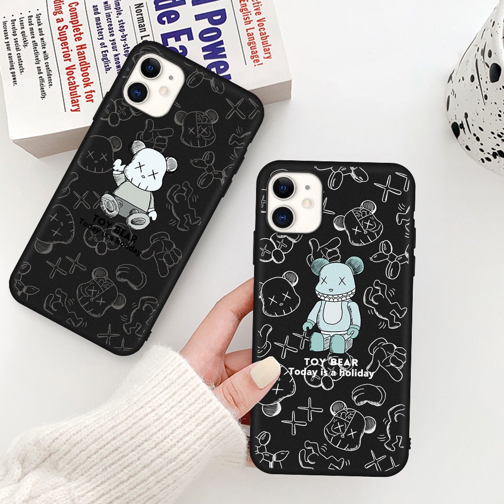 Ốp Điện Thoại TPU Nhám Màu Đen Cho VIVO Y11 Y12 VIVO Y15 Y17 Y3 V20 SE V7 V3PLUS MAX U10 M062