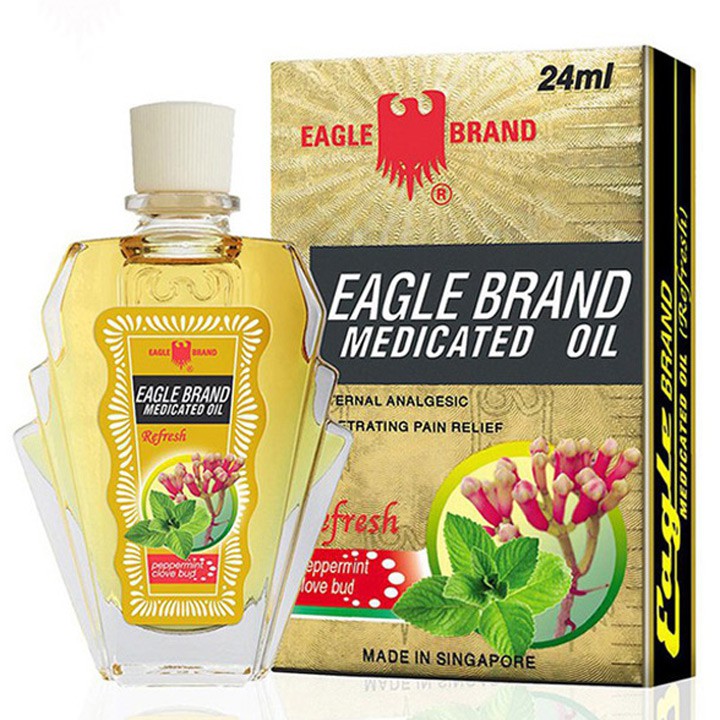 Dầu gió Eagle Brand Medicated Oil, 24ml