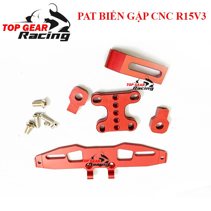 Pat Biển Gập Cho R15v3 Và Nhiều Loại Xe Khác Nhôm CNC Cao Cấp