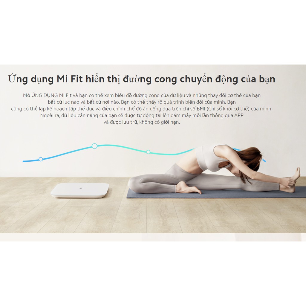 Cân Thông Minh Xiaomi Smart Scale 2 - NUN4056GL - Hàng Chính Hãng - Bản Quốc Tế - Digiworld