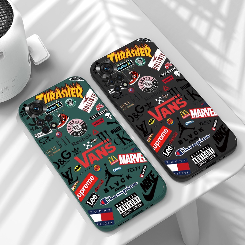 Ốp Điện Thoại Tpu Mềm Chống Sốc In Logo Thời Trang Cho Redmi 10C 9C K50 10 5G 2022 POCO X3 NFC X3 GT X3 M3 M4 Pro