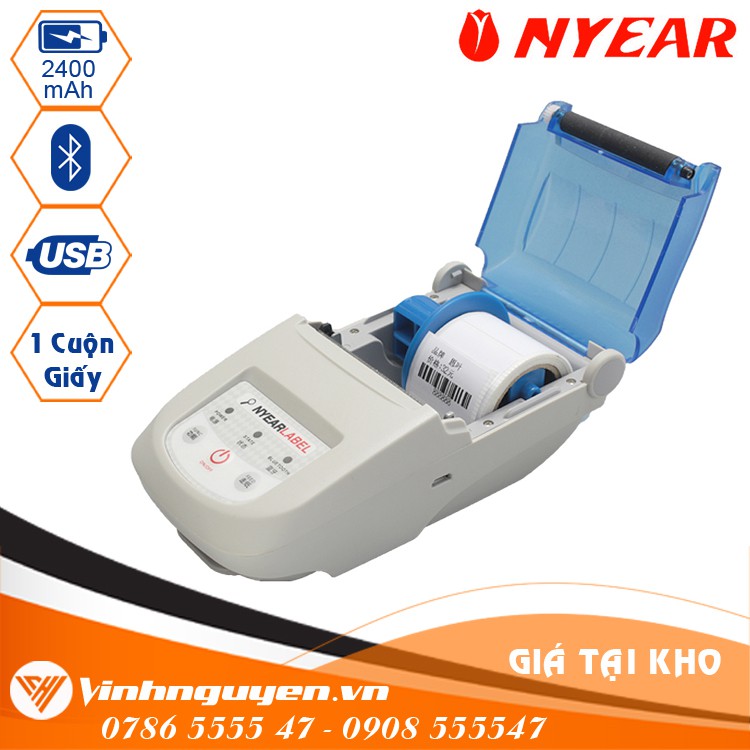 Máy in mã vạch Nyear NP100L [Không dây - Cầm Tay] | BigBuy360 - bigbuy360.vn