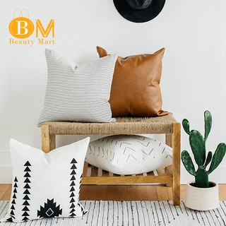 Set 4 vỏ gối sofa 18X18inch họa tiết đơn giản đẹp mắt