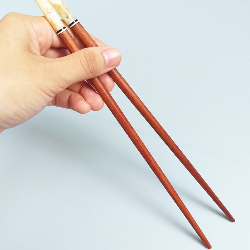 Đũa gỗ hương không chất bảo quản, không cong vênh, không nấm mốc, không nhuộm màu an toàn tuyệt đối (Hàng xuất Nhật)