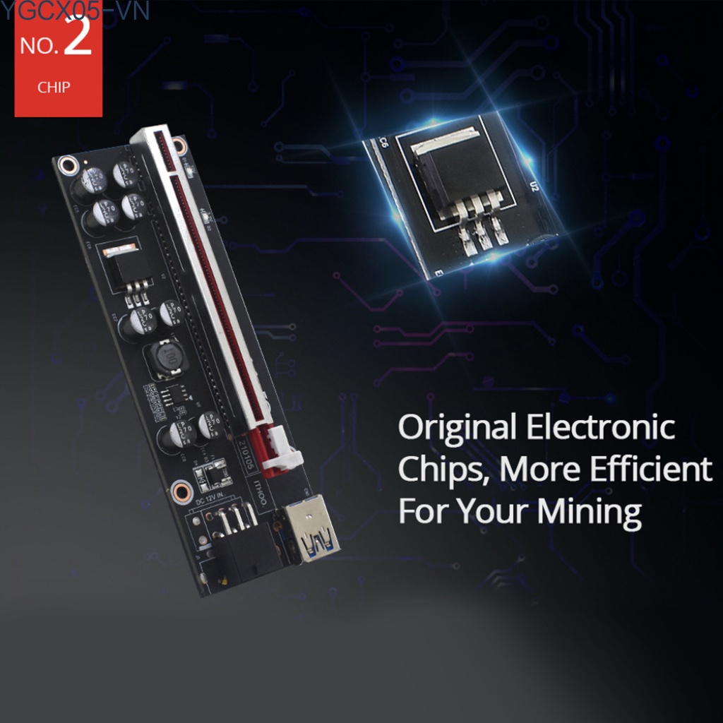 Card Đồ Họa Ver009S Plus Pci-E 1x Sang 16x Usb 3.0 Sata Sang 6pin Thẻ | BigBuy360 - bigbuy360.vn