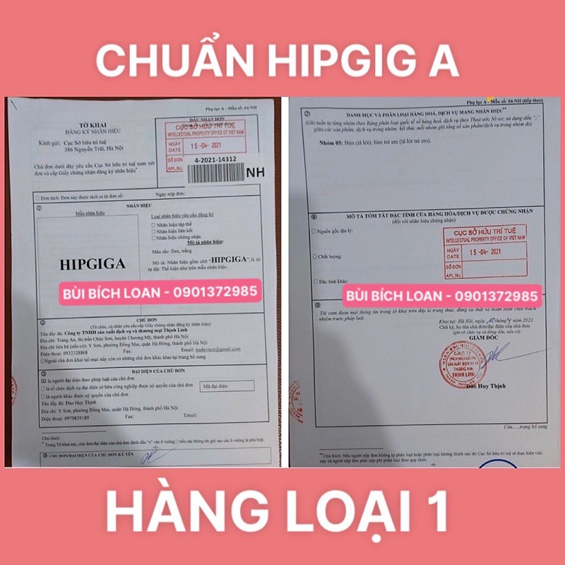 100 cái bỉm quần HipGig A 100M 100L 100xl 100xxl 100xxxl 100xxxxl