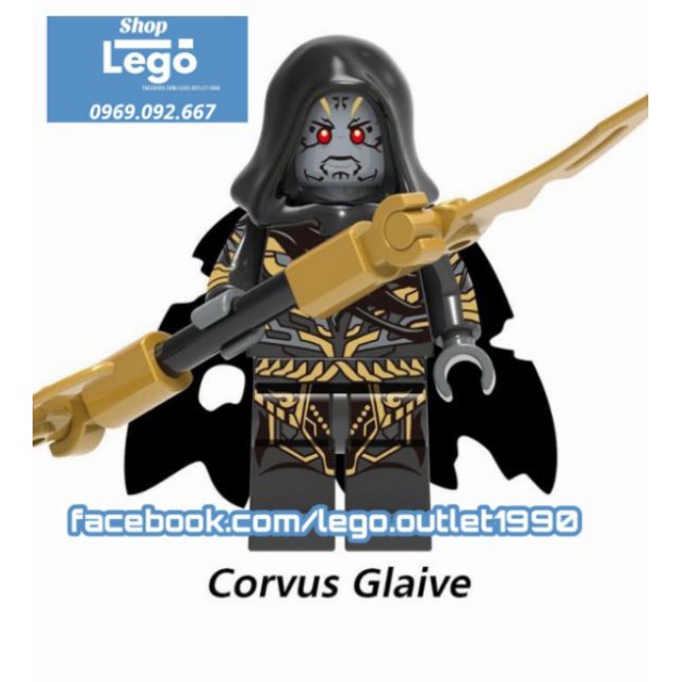 Xếp hình Avengers : Endgame Proxima Midnight Obadiah Nick Fury Dr Strange Iron Man Hawkeye Lego Minifigures Xinh X0215