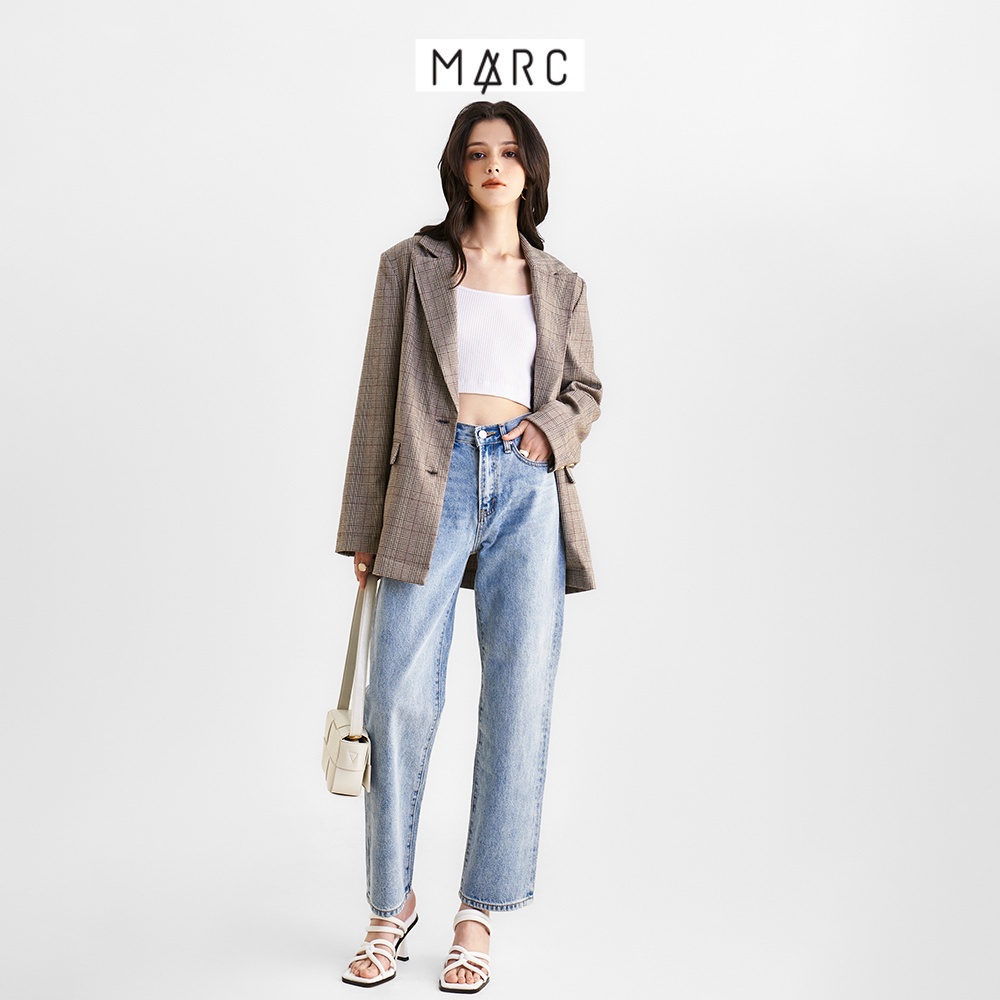 Áo blazer nữ MARC FASHION oversize caro FAPH059922 | BigBuy360 - bigbuy360.vn