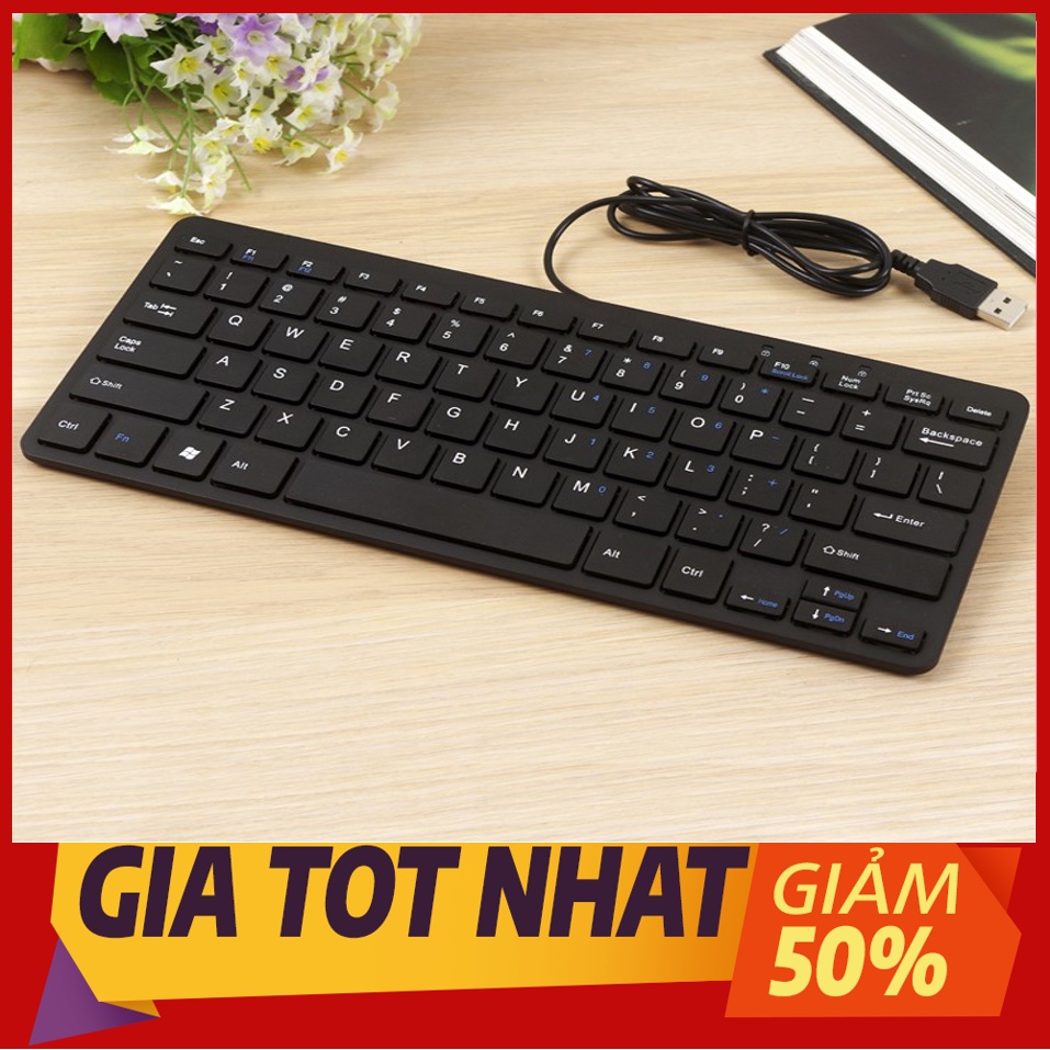 Bàn phím cổng USB cho Laptop, PC, Macbook - Keyboard mini nhỏ gọn MỚI