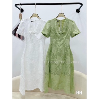Đầm ren hoa dáng dài🤍