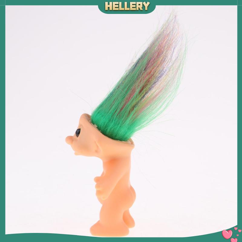 Chromatic Nude Lucky Troll Doll Mini Action Figures Toy Pencil Topper Crafts