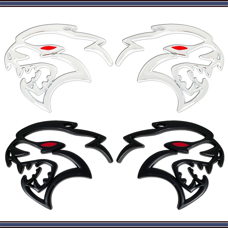 Miếng Dán Kim Loại 3D Trang Trí Xe Hơi Dodge Ram 1500 Demon Srt Hellcat Challenger