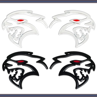 Miếng dán kim loại 3d trang trí xe hơi dodge ram 1500 demon srt hellcat challenger
