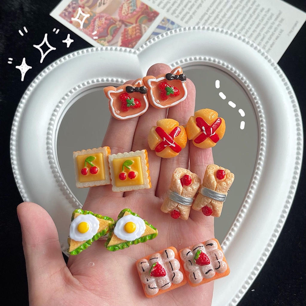 Kẹp Tóc Hình Đồ Ăn Tráng Miệng Dễ Thương Cho Bé Gái