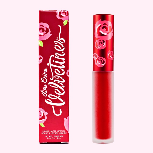 Son kem lì  LIME CRIME Velvetines – Red Velvet