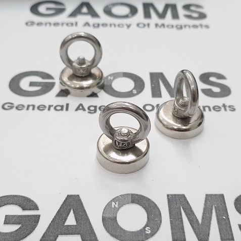Nam châm Móc treo tròn D20mm GAOMS, dùng cứu hộ trục vớt dưới nước