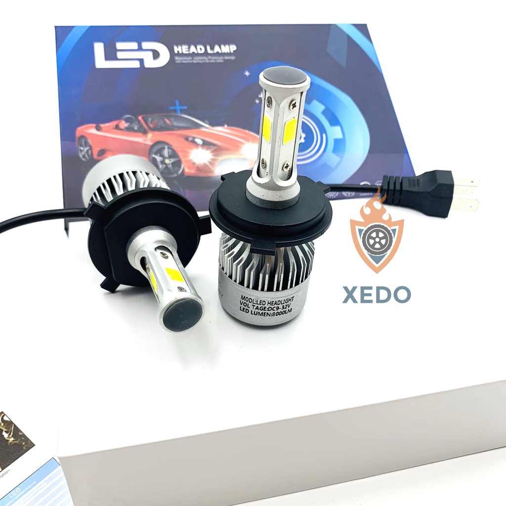 ĐÈN PHA LED C6 3 TIM LED H4 - LEDC63Tim01