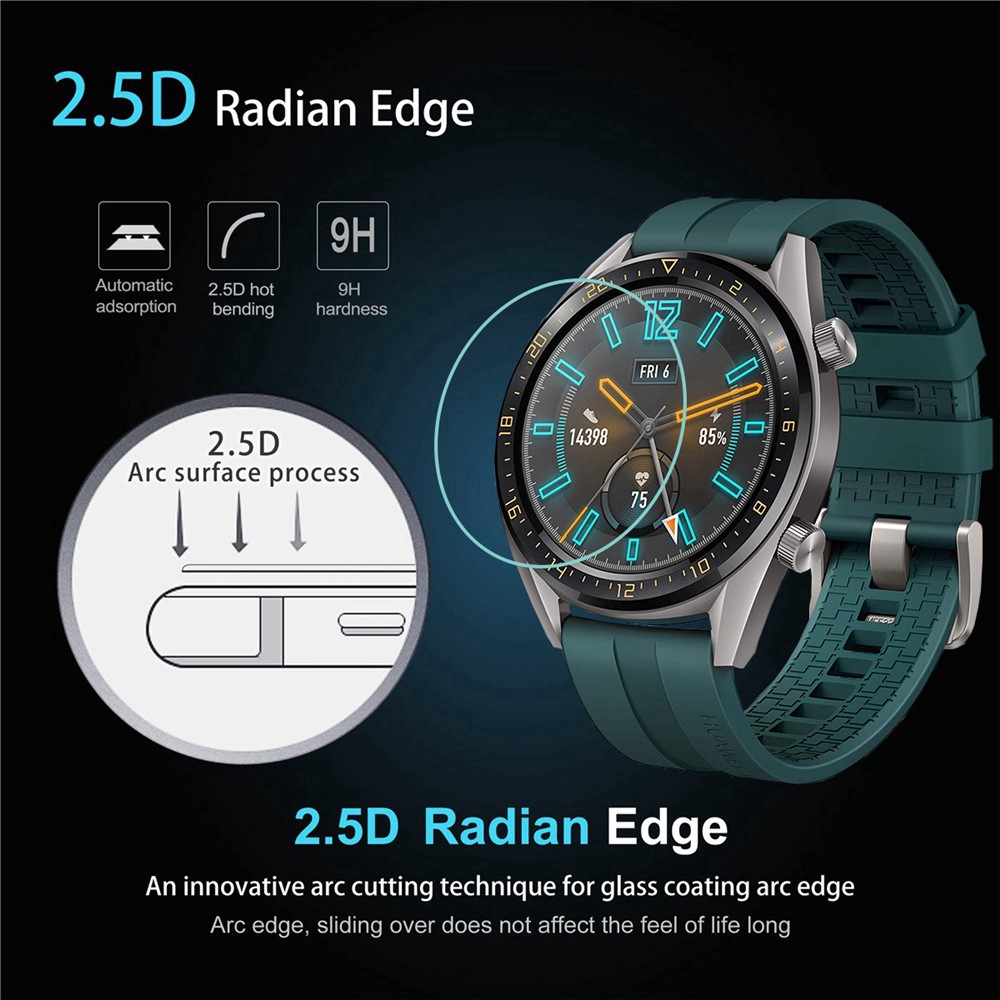 Set 1/3/5 kính cường lực 9H chất lượng cao cho đồng hồ Huawei Watch GT
