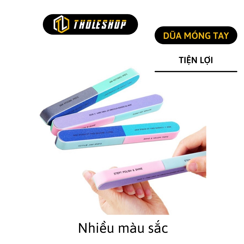 Đồ Dũa Móng Tay - Dụng Cụ Dũa Móng 6 Mặt Chuyên Nghiệp Mềm Mại, An Toàn 8007