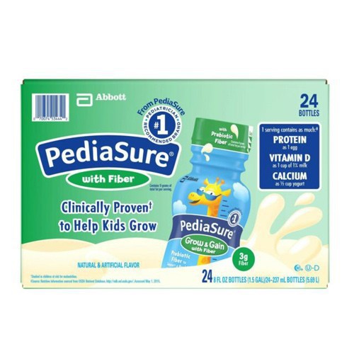 SỮA DINH DƯỠNG CHO BÉ PEDIASURE GROW & GAIN WITH FIBER 237ML CỦA MỸ