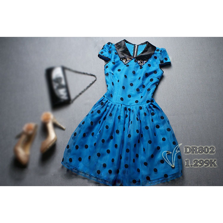 DR0802 Đầm xòe nữ hè ngắn tay hàng nhập 1290k sale 690k