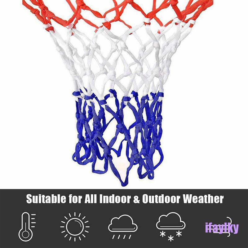 [IFAYL] Standard Basketball Net Nylon Hoop Goal Standard Rim For basketball stands JHDR