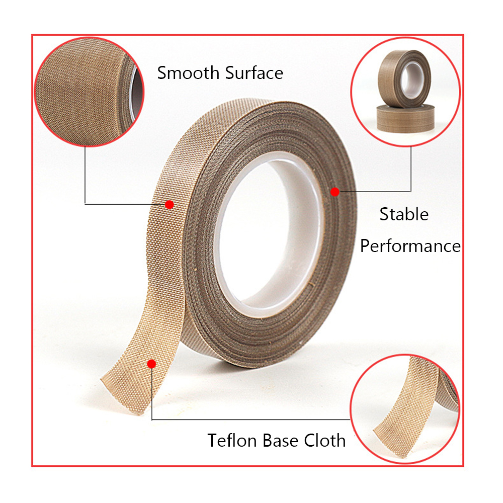 Cuộn Băng Keo PTFE 10M Cách Nhiệt Chống Mòn Chịu Nhiệt Độ Cao
