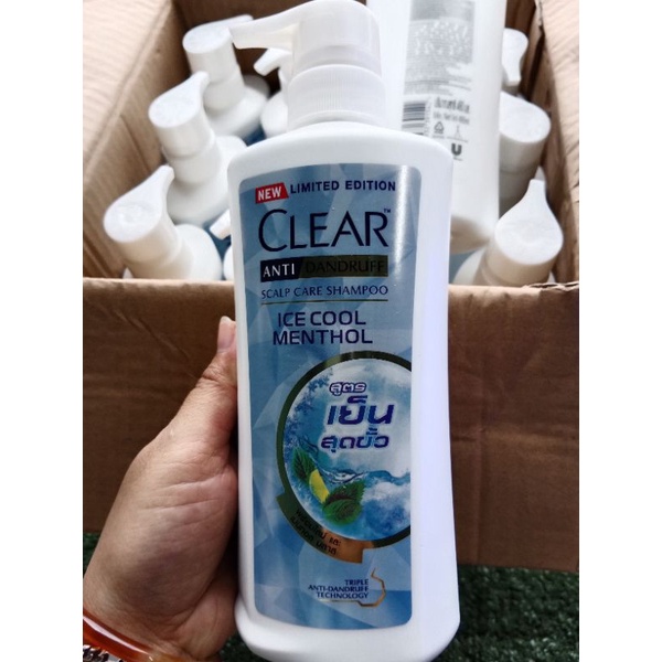Dầu gội Clear Men/ Bạc Hà /Hoa Anh Đào Thái Lan 450ml