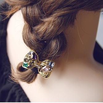 Phụ kiện cài tóc nữ hàn quốc Phụ kiện cài tóc cao su pha lê thời trang cao cấp