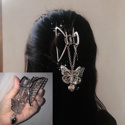 Kẹp Tóc Haimeikang Mặt Hình Bươm Bướm Và Trái Tim Thời Trang