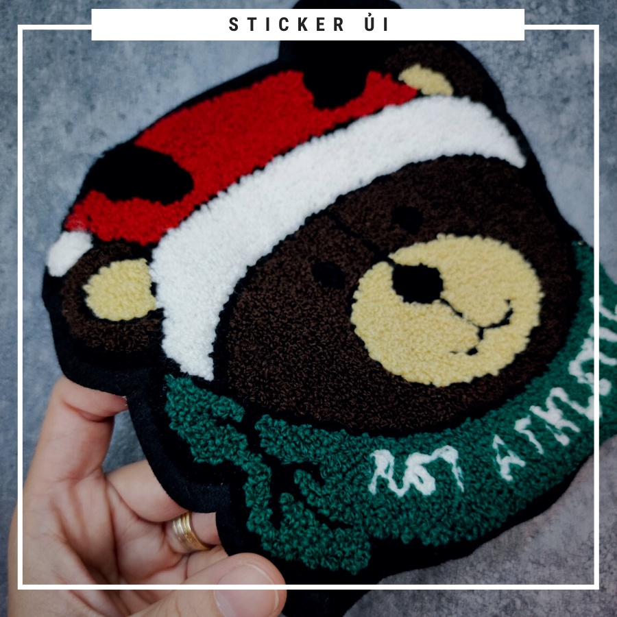 Sticker ủi áo Cao cấp - CÓ SẴN KEO ỦI - sticker vải dùng làm miếng vá áo, phụ kiện trang trí quần áo, balo, giày, nón