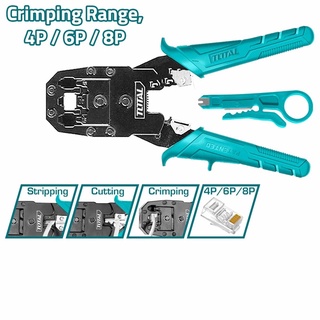 (S63) Kìm bấm cos viễn thông TOTAL TMPC4468P[TTT]