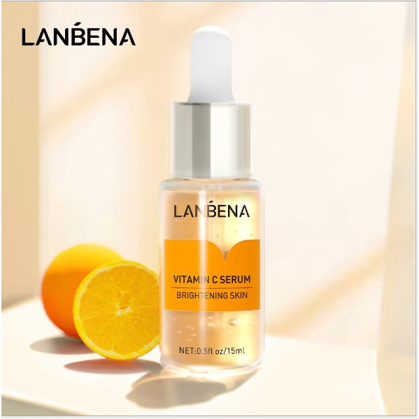 Serum dưỡng da Vitamin C LANBENA nuôi dưỡng và dưỡng ẩm làn da, cải thiện làn da xỉn màu và làm sáng đều da SPU175