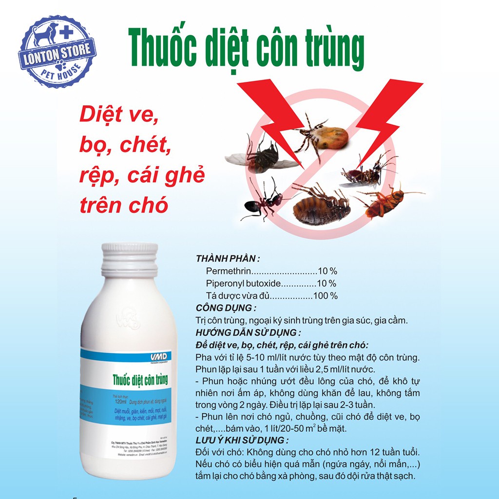 VEMEDIM Diệt Côn Trùng 20ml Muỗi, Gián, Kiến, Mối, Mọt, Ruồi Vemedim - Lonton Store