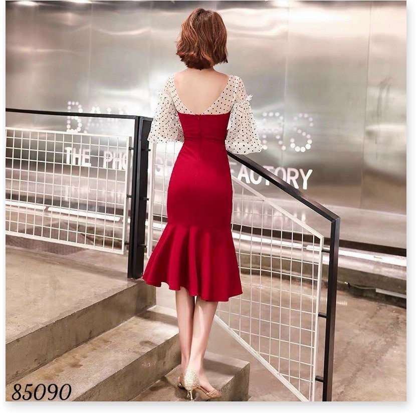 ĐẦM XOÈ VINTAGE DỰ TIỆC SIÊU ĐẸP ,TÔN DÁNG CHO CÁC CHỊ EM