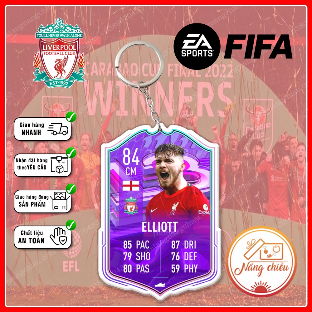 Móc khóa thẻ CLB bóng đá Liverpool☘️Quà Tặng Nắng Chiều☘️
