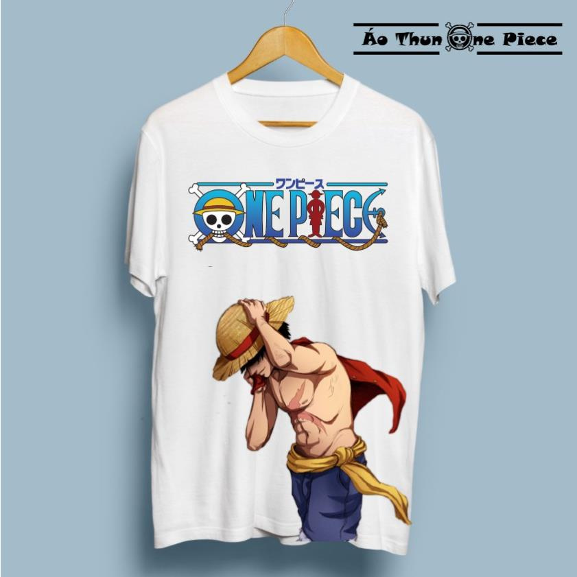 Áo Thun In Hình Monkey D.Luffy Cực Đẹp, Cực Ngầu Kèm Logo One Piece - Áo Thun One Piece