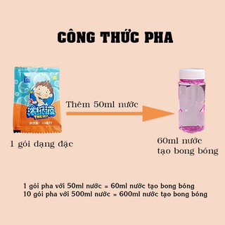 Gói Nước Tạo Bong Bóng